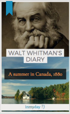 Whitman's diary - book cover.