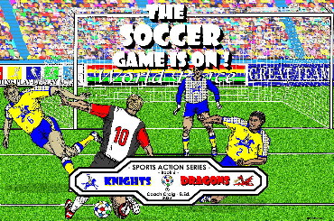6- &quot;The Soccer Game Is On !&quot; - ISBN # 978-1-7771741-5-6  --  ASIN: B087QKV5LJ<br /><br />- This exciting picture book story is portrayed with the Knights and the Dragons competing in superb soccer action. The teams mount their attacks trying to score the winning goal with skilful ball control and quick shots at the net, while the goalkeepers make astounding saves creating the drama and thrill of a live soccer game. - Continuous action flows from each page leading to the spectacular last minute goal by the __________! The children have front row seats to this thrilling soccer game and will not leave until that winning goal is scored! - Featuring great determination and effort with inspiring teamwork, all in the spirit of fair play and good sportsmanship! <br /><br />-Special Bonus Literacy Page Format- The story includes a special literacy page format. It is designed to enhance the opportunity for children to develop reading skills. A Literacy Guide page shows the 4 Building Blocks of Reading. It offers parents additional insight to foster their child’s reading skill development, before, during or after sharing the exciting sports stories.<br /><br />The Soccer picture book story includes<br />- full color play-by-play soccer action story with a lively rhyming text <br />- a two page glossary of soccer terms<br />- a soccer player position glossary and pictorial<br />- a special easy-to-use page format to promote literacy skill development<br />- a one page literacy guide to support parents and care-givers
