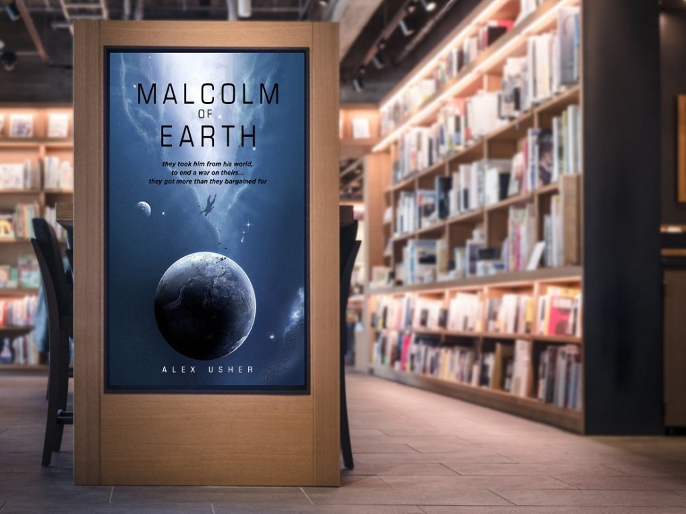 Malcolm Of Earth in bookstore.jpg