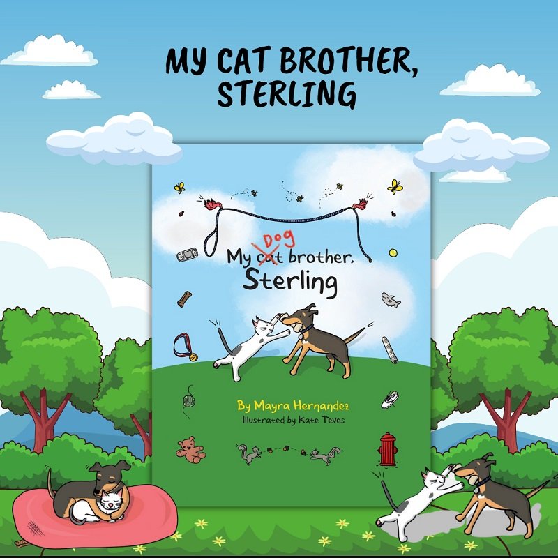 My cat brother, Sterling  with title.jpg