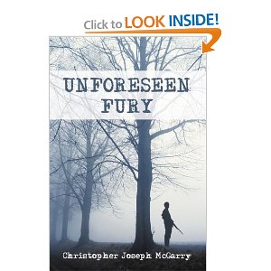 Here is a picture of the front cover of Unforeseen Fury.